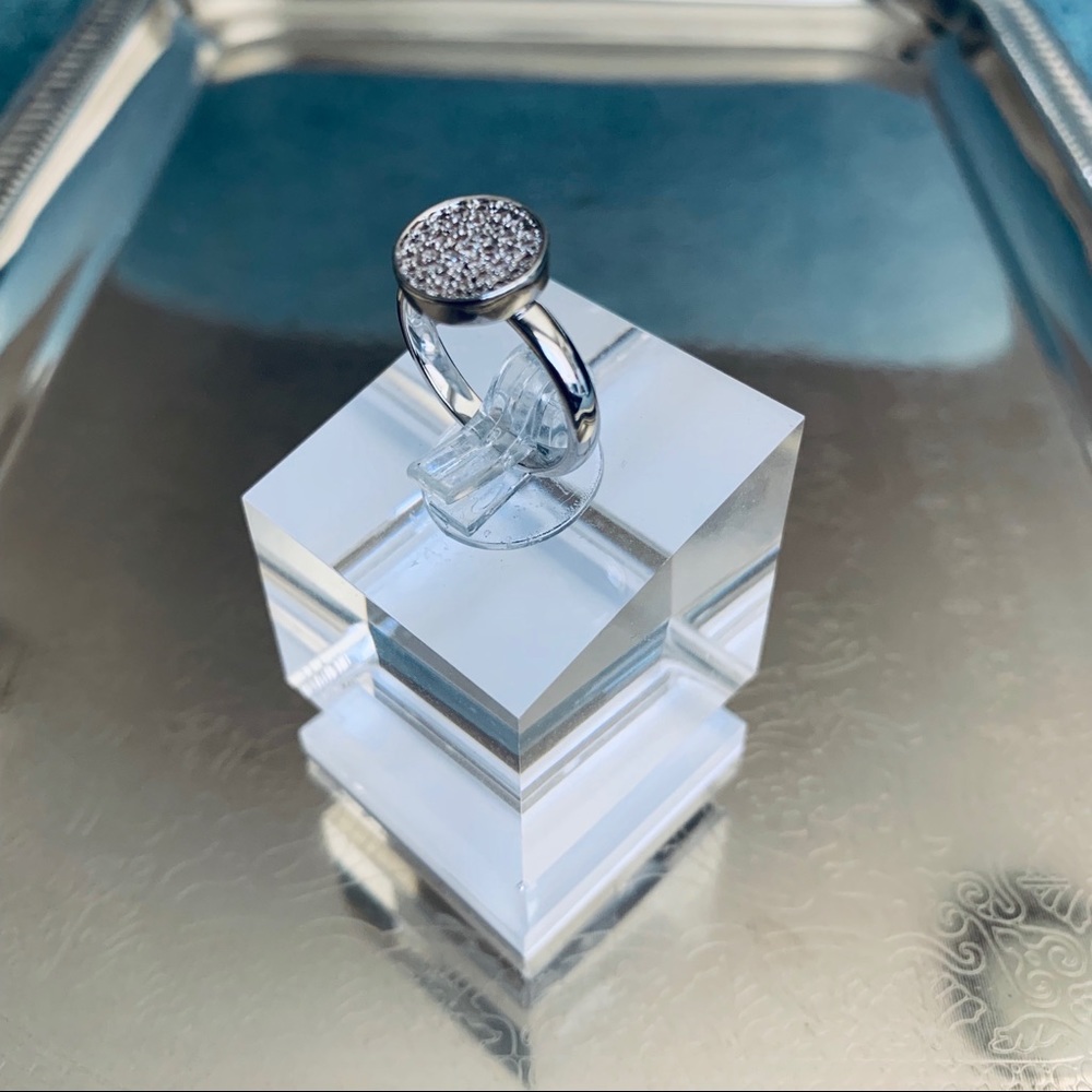 Pave Circle Ring - image 3